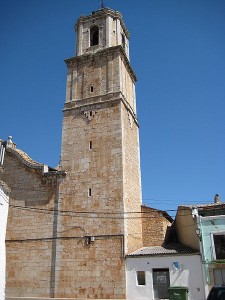 Campanario de l´Asunción del ayuntamiento de Salzadella