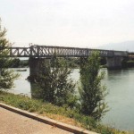 Ebro river in Tortosa
