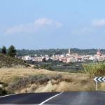 Vista de Turis, Valencia, accediendo desde el sur